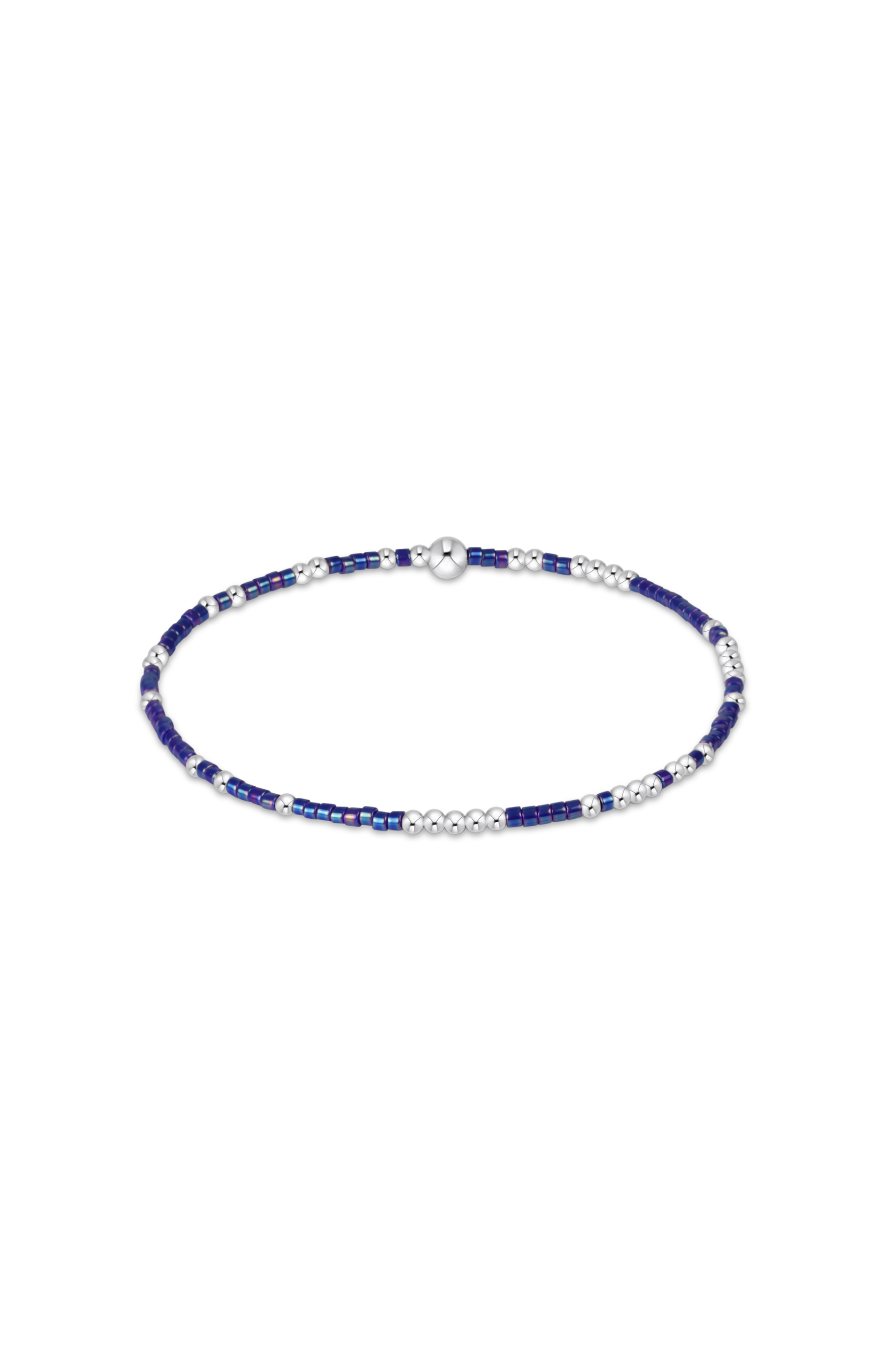 2025 Fall/Winter Hope Unwritten STERLING Bracelet - Blue Metallic-260 eNewton-enewton-The Lovely Closet, Women's Fashion Boutique in Alexandria, KY