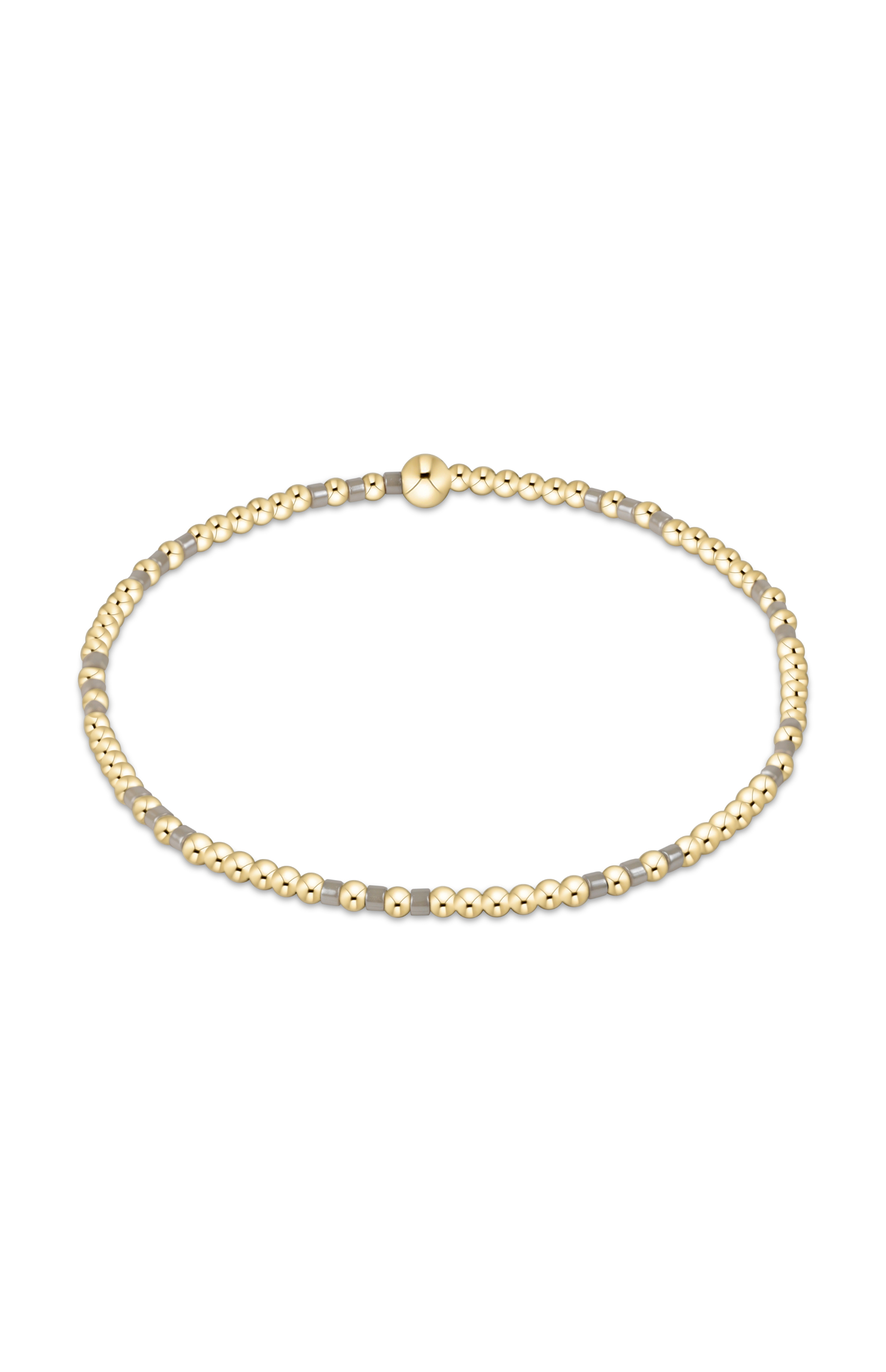 Hope Joy 2MM Bracelet - Taupe with a Twist-260 eNewton-eNewton-The Lovely Closet, Women's Fashion Boutique in Alexandria, KY