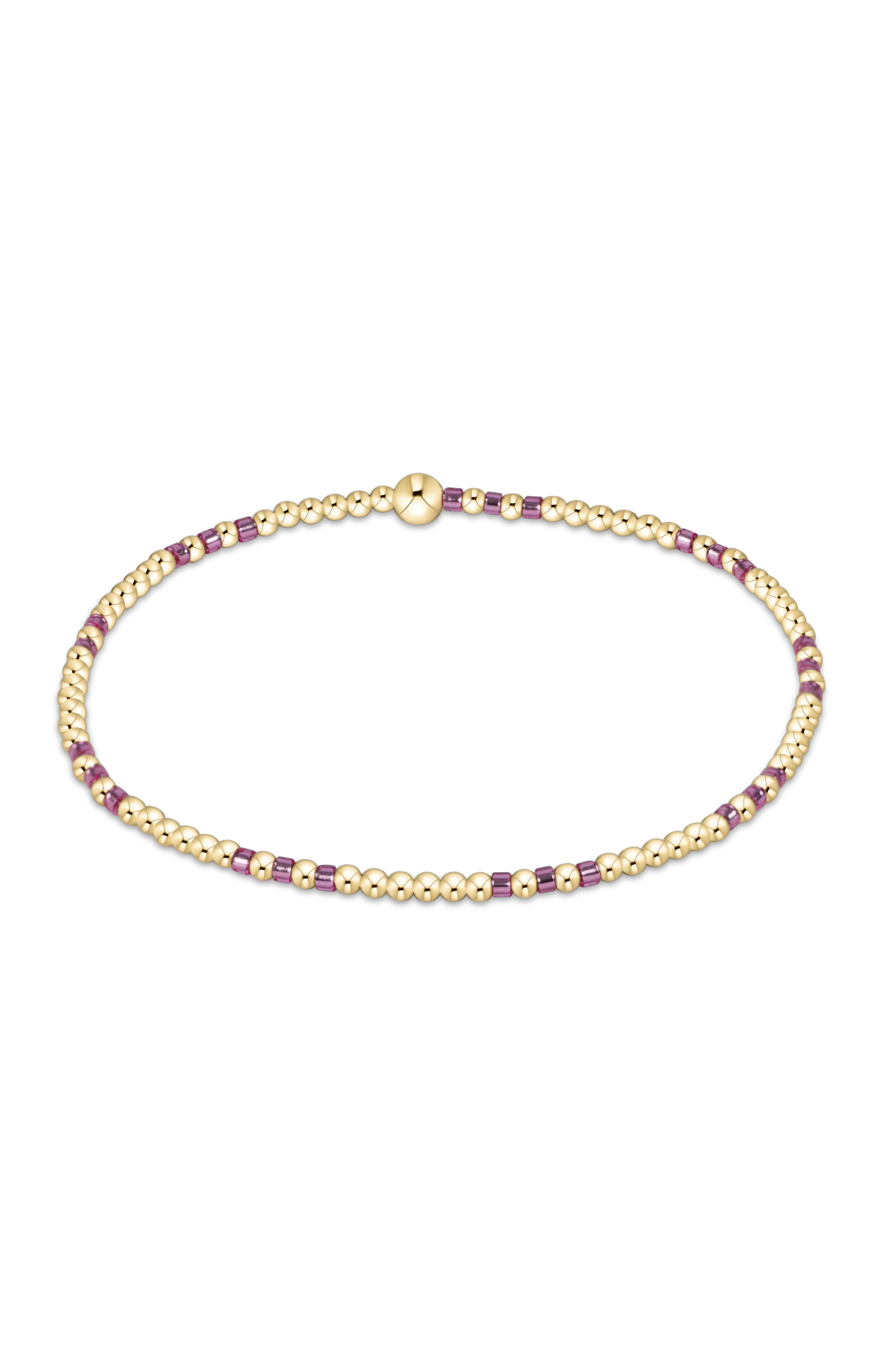 Hope Joy 2MM Bracelet - Pink Metallic-260 eNewton-eNewton-The Lovely Closet, Women's Fashion Boutique in Alexandria, KY