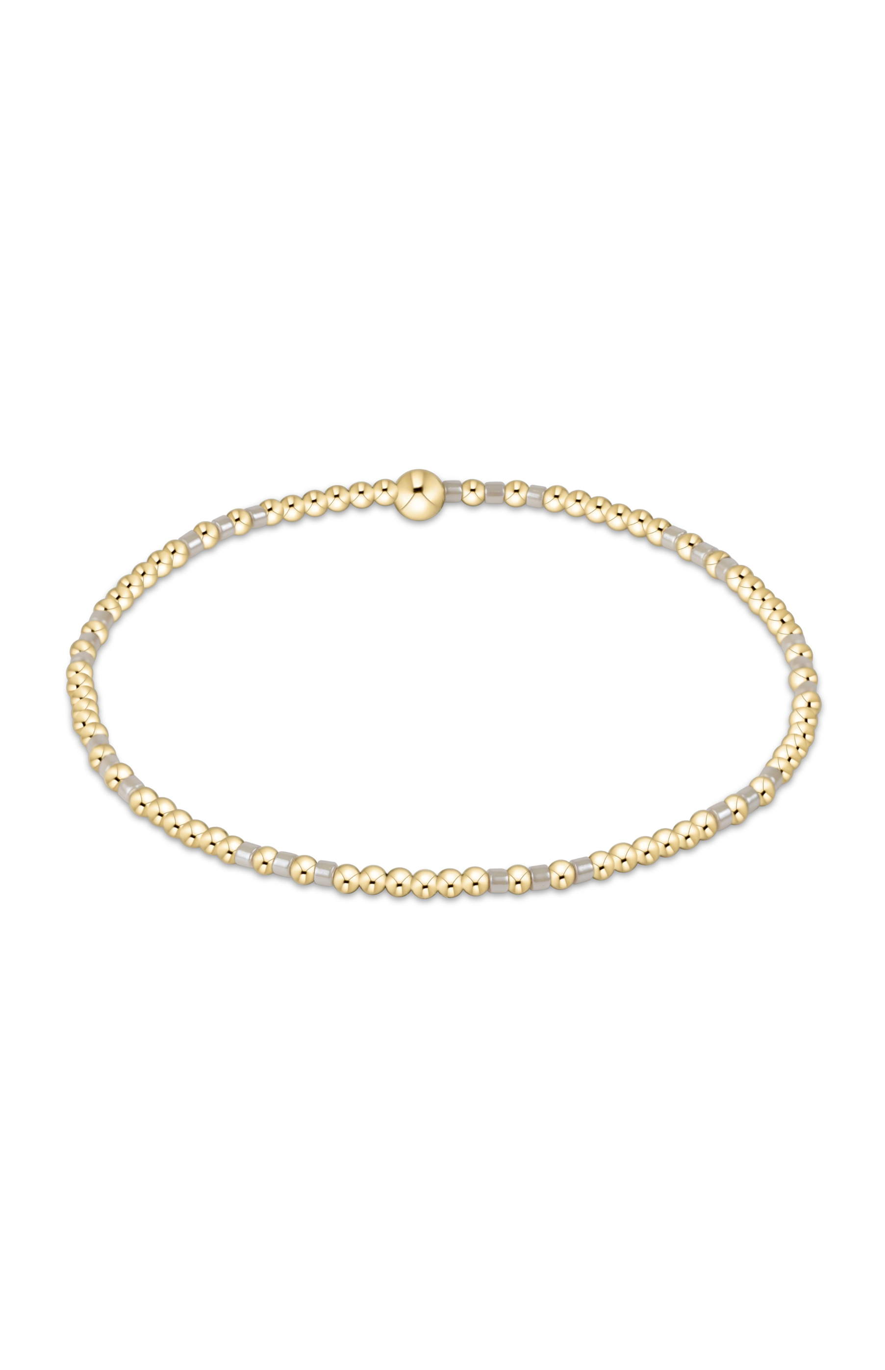 Hope Joy 2MM Bracelet - Milkshake-260 eNewton-eNewton-The Lovely Closet, Women's Fashion Boutique in Alexandria, KY