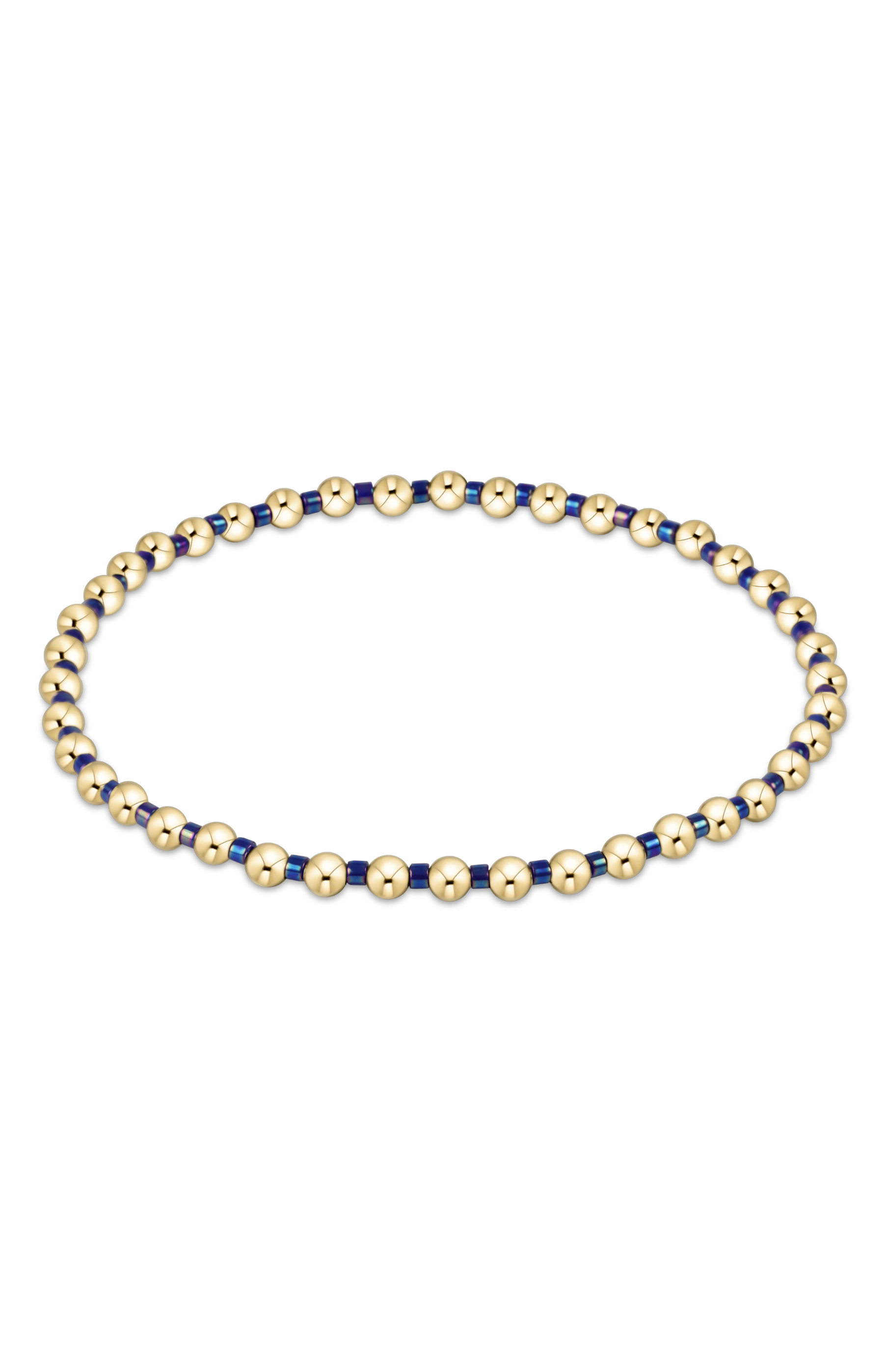 Hope Grateful Bracelet - Blue Metallic-260 eNewton-newton-The Lovely Closet, Women's Fashion Boutique in Alexandria, KY