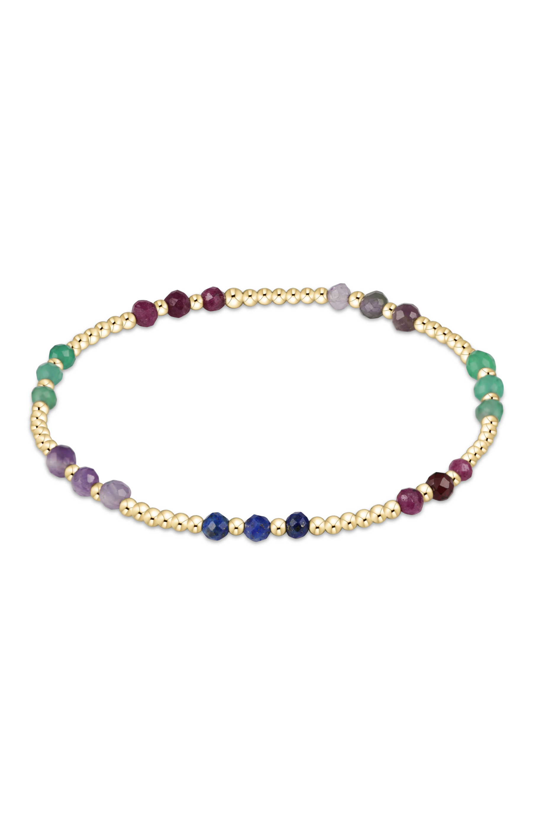 Gemstone Gold Joy 3MM Bracelet - Hot Mess-260 eNewton-enewton-The Lovely Closet, Women's Fashion Boutique in Alexandria, KY