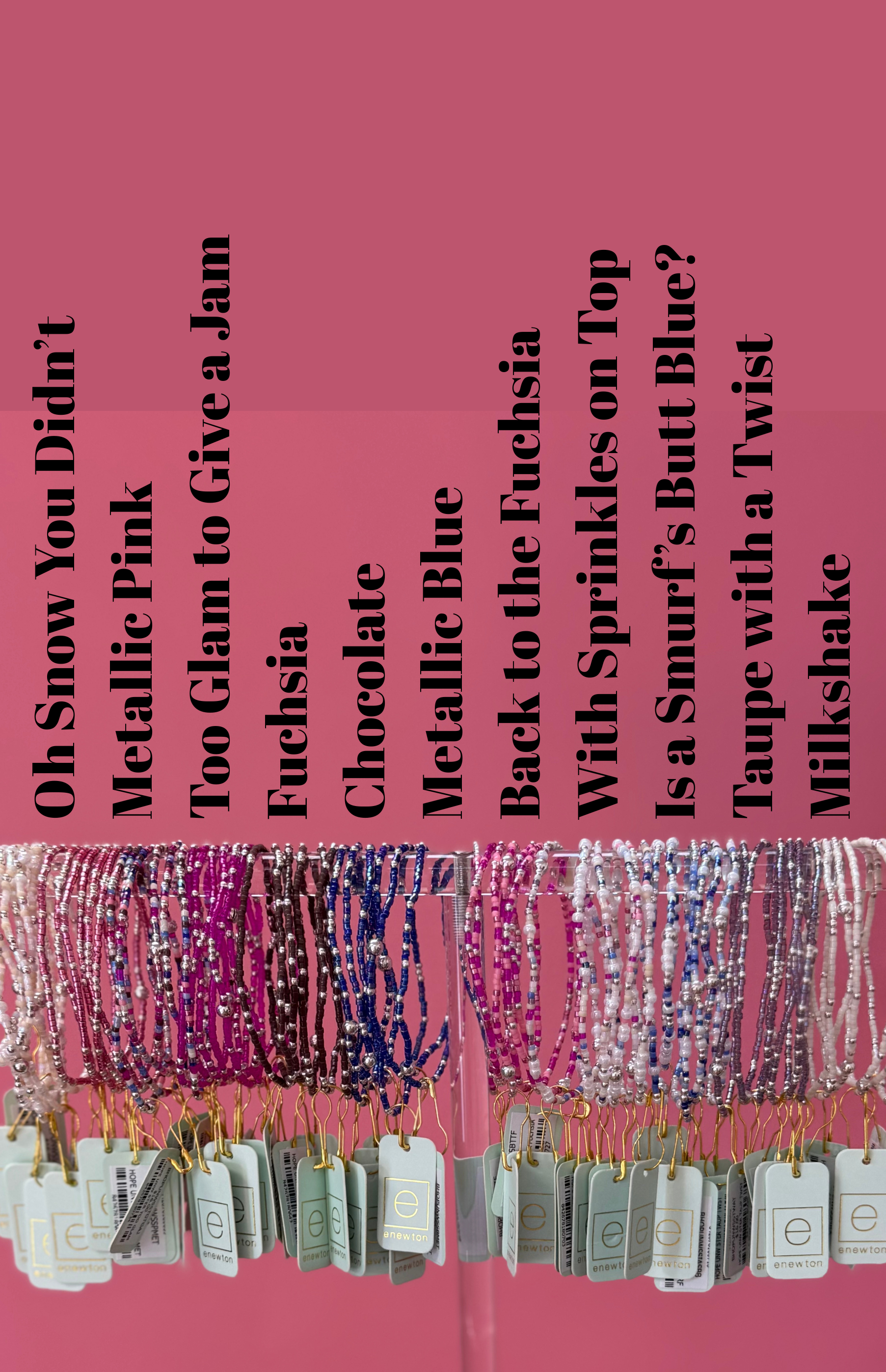 2025 Fall/Winter Hope Unwritten STERLING Bracelet - Is a Smurf's Butt Blue?-260 eNewton-enewton-The Lovely Closet, Women's Fashion Boutique in Alexandria, KY