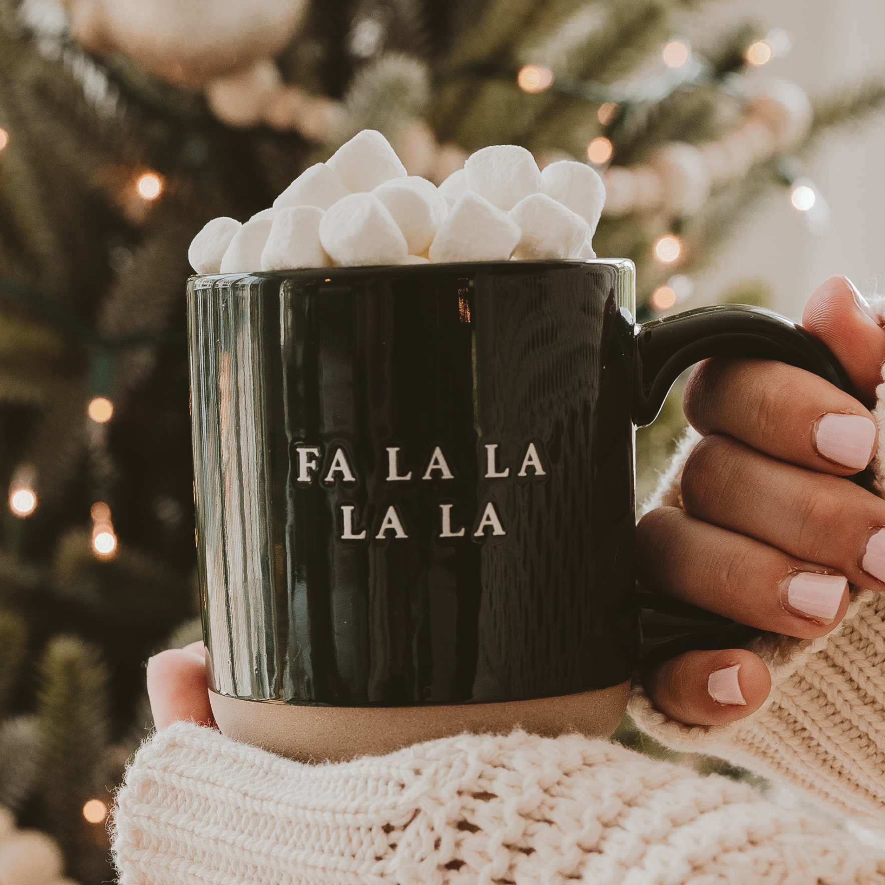 Fa La La Stoneware Coffee Mug-310 Gift-Sweet Water Decor-The Lovely Closet, Women's Fashion Boutique in Alexandria, KY