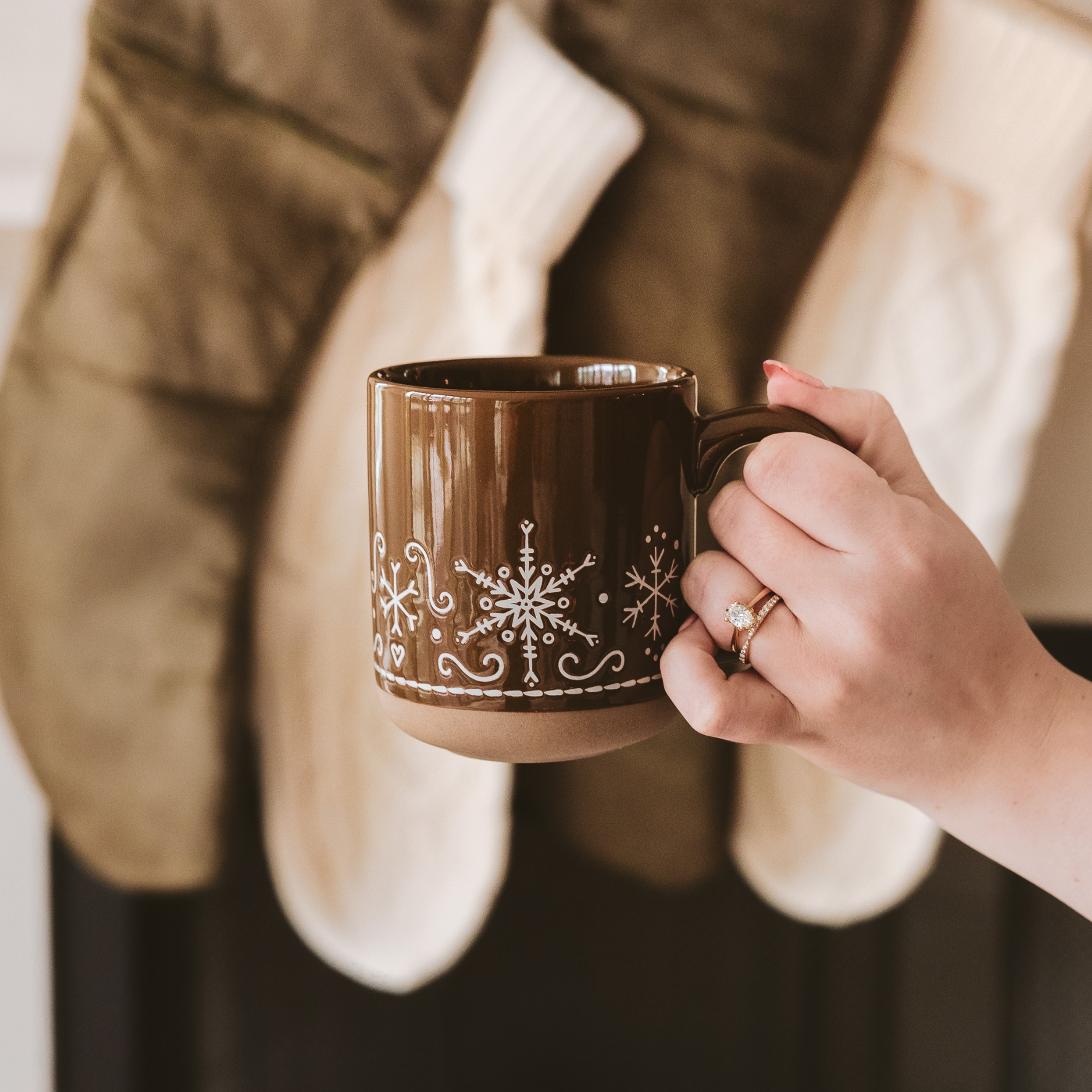 Gingerbread Stoneware Coffee Mug-310 Gift-Sweet Water Decor-The Lovely Closet, Women's Fashion Boutique in Alexandria, KY