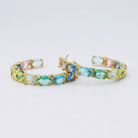 Pastel Dreams Hoop Gold -250 Jewelry-Treasure Jewels Inc.-The Lovely Closet, Women's Fashion Boutique in Alexandria, KY