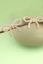 Pearl Bow Stud Earring-250 Jewelry-JOSSLYN by wall to wall-The Lovely Closet, Women's Fashion Boutique in Alexandria, KY