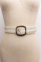 Crochet Trimmed Woven Leather Belt: Camel-280 Accessories-The Lovely Closet-The Lovely Closet, Women's Fashion Boutique in Alexandria, KY