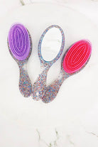 Hair Brush with Mirror-280 Accessories-Love and Repeat-The Lovely Closet, Women's Fashion Boutique in Alexandria, KY