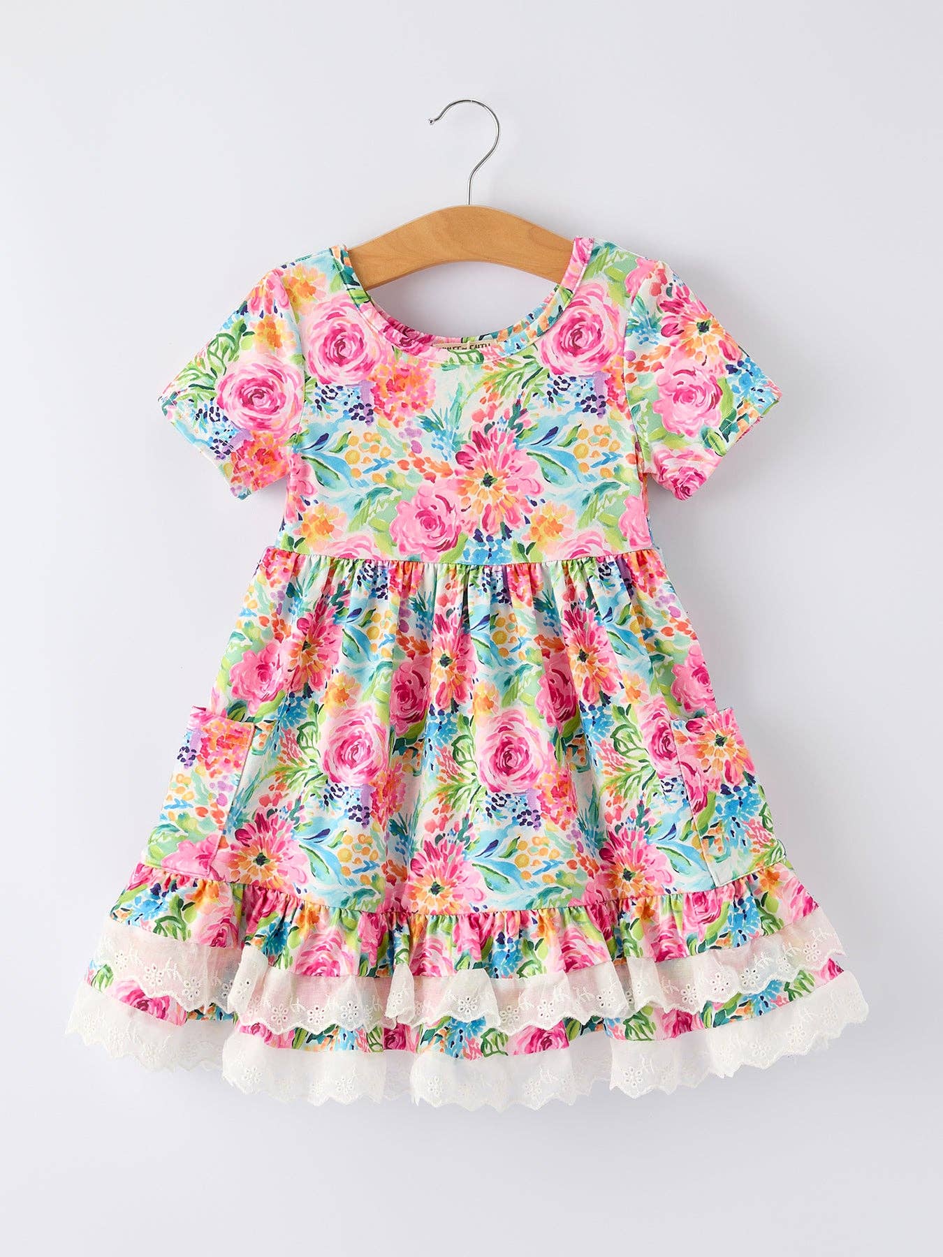 Spring Has Sprung Girls Dress-360 Carolines Closet-Rylee Faith Designs-The Lovely Closet, Women's Fashion Boutique in Alexandria, KY