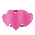 Flat Hair Clip | Large | Pink Heart to Heart-300 Headwear-TELETIES-The Lovely Closet, Women's Fashion Boutique in Alexandria, KY
