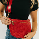 Westlyn Woven Bum Bag - Brown-290 Bag/Handbags-Pretty Simple-The Lovely Closet, Women's Fashion Boutique in Alexandria, KY