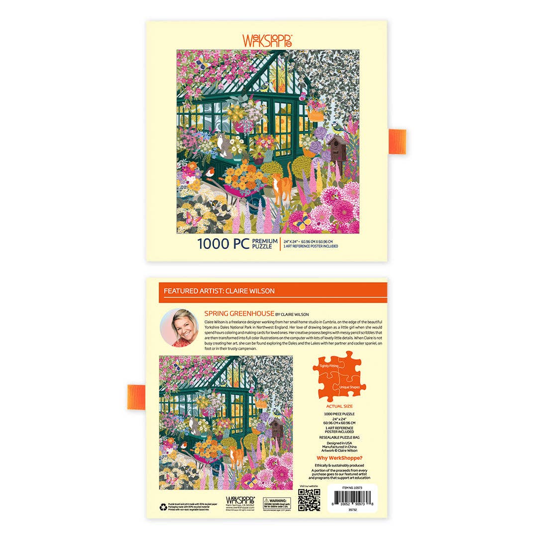 Spring Greenhouse 1000 Piece Puzzle-310 Gift-WerkShoppe-The Lovely Closet, Women's Fashion Boutique in Alexandria, KY