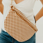 Westlyn Woven Bum Bag - Brown-290 Bag/Handbags-Pretty Simple-The Lovely Closet, Women's Fashion Boutique in Alexandria, KY
