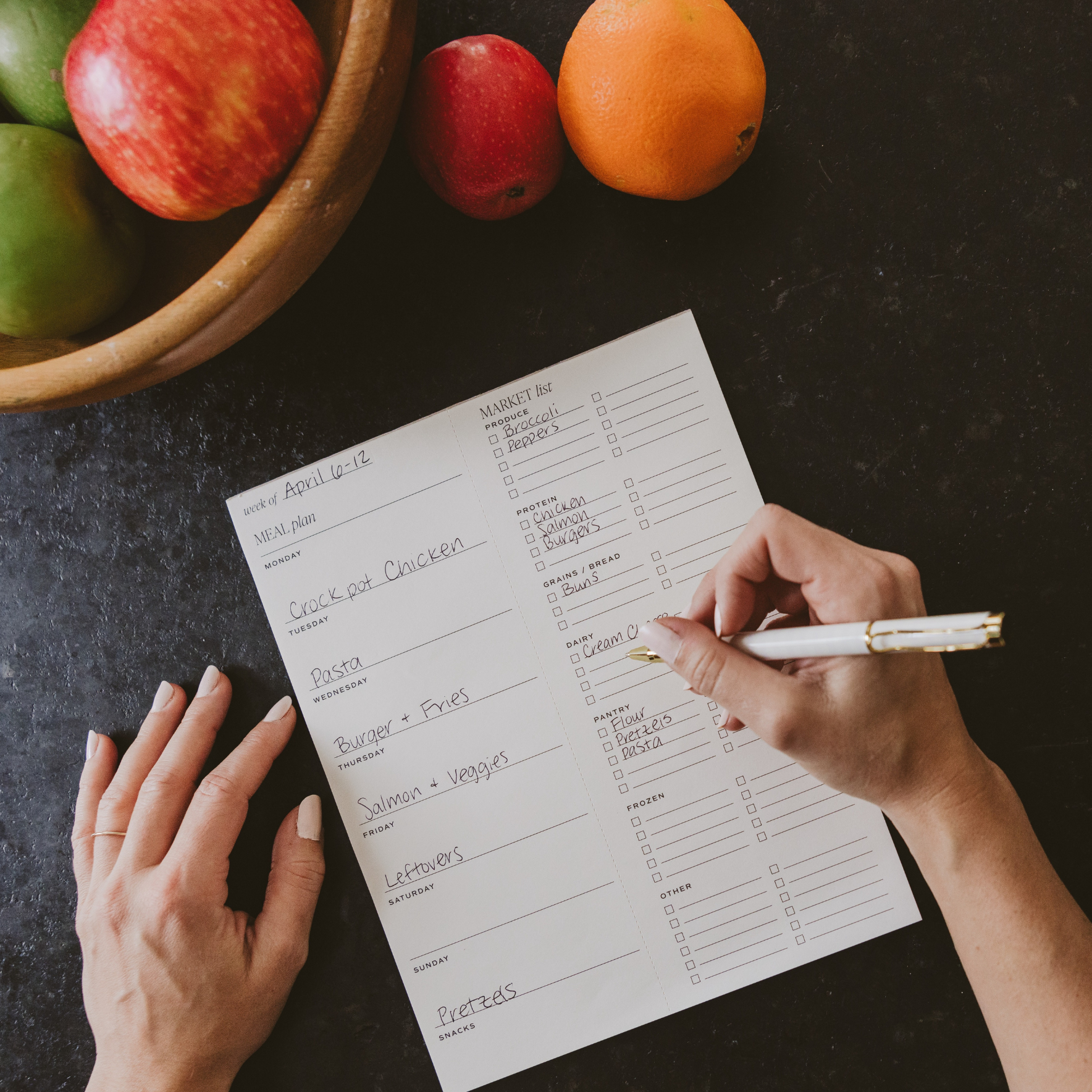 Weekly Meal Plan Notepad-310 Gift-Sweet Water Decor-The Lovely Closet, Women's Fashion Boutique in Alexandria, KY