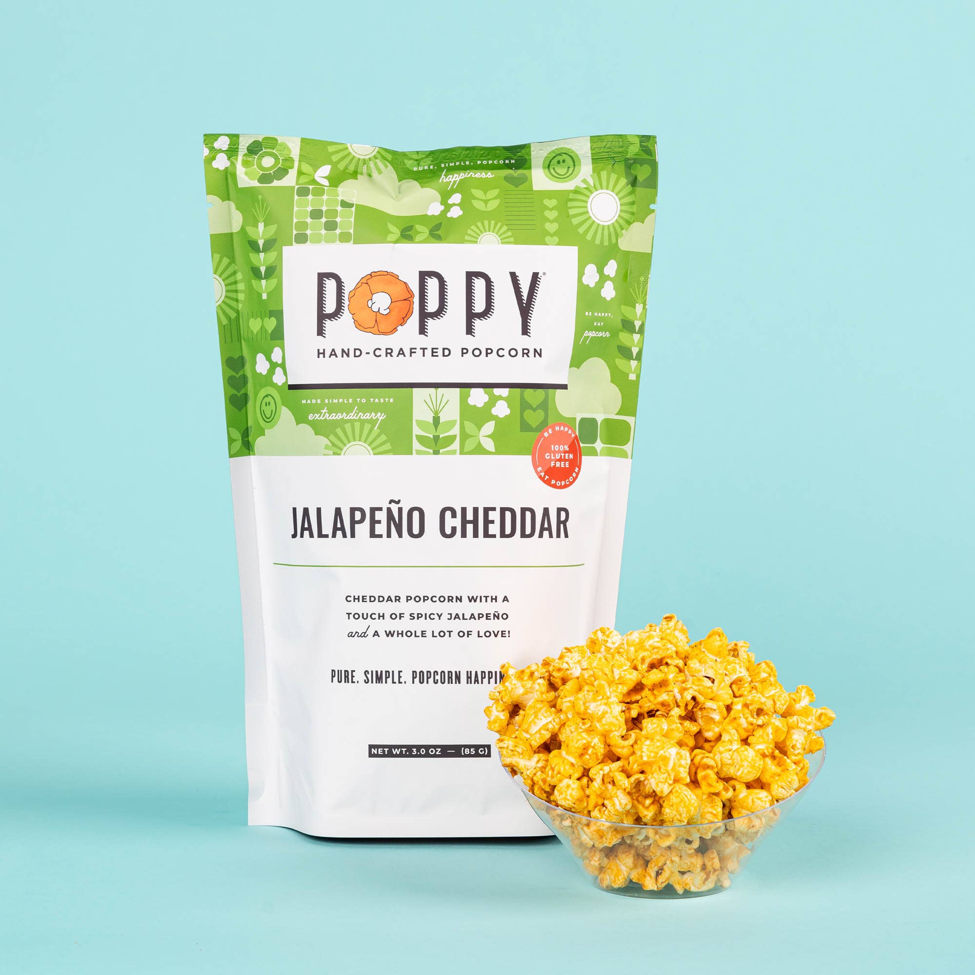 Jalapeño Cheddar Popcorn-330 Food-Poppy Hand-Crafted Popcorn-The Lovely Closet, Women's Fashion Boutique in Alexandria, KY