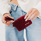 Suede Paris Card Wallet: Olive-wallet-Pretty Simple-The Lovely Closet, Women's Fashion Boutique in Alexandria, KY