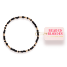 Black Sprinkle: Ext 7.25 inch-bracelets-Beaded Blondes-The Lovely Closet, Women's Fashion Boutique in Alexandria, KY