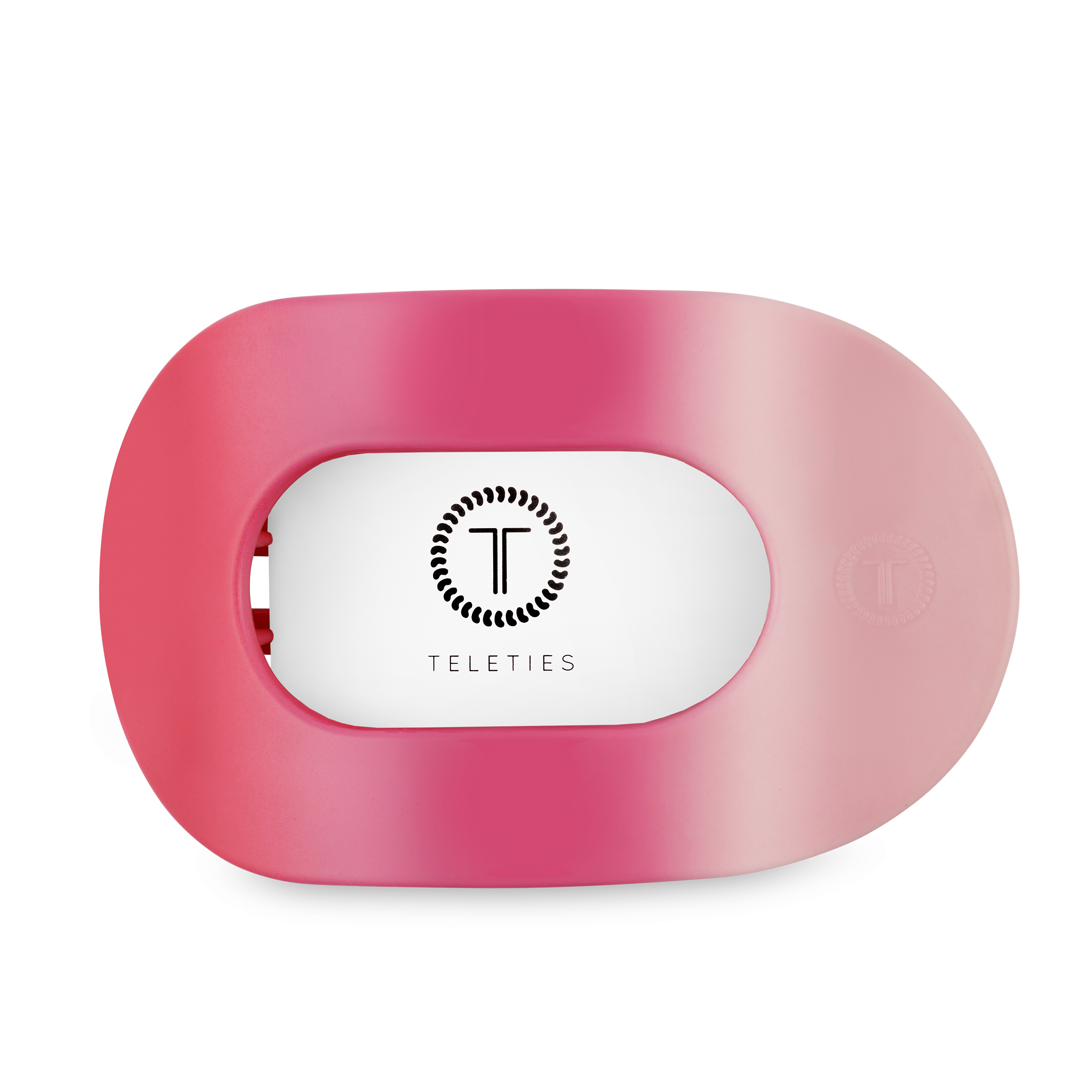 Flat Round Hair Clip | Large | Kiss & Tell-300 Headwear-TELETIES-The Lovely Closet, Women's Fashion Boutique in Alexandria, KY