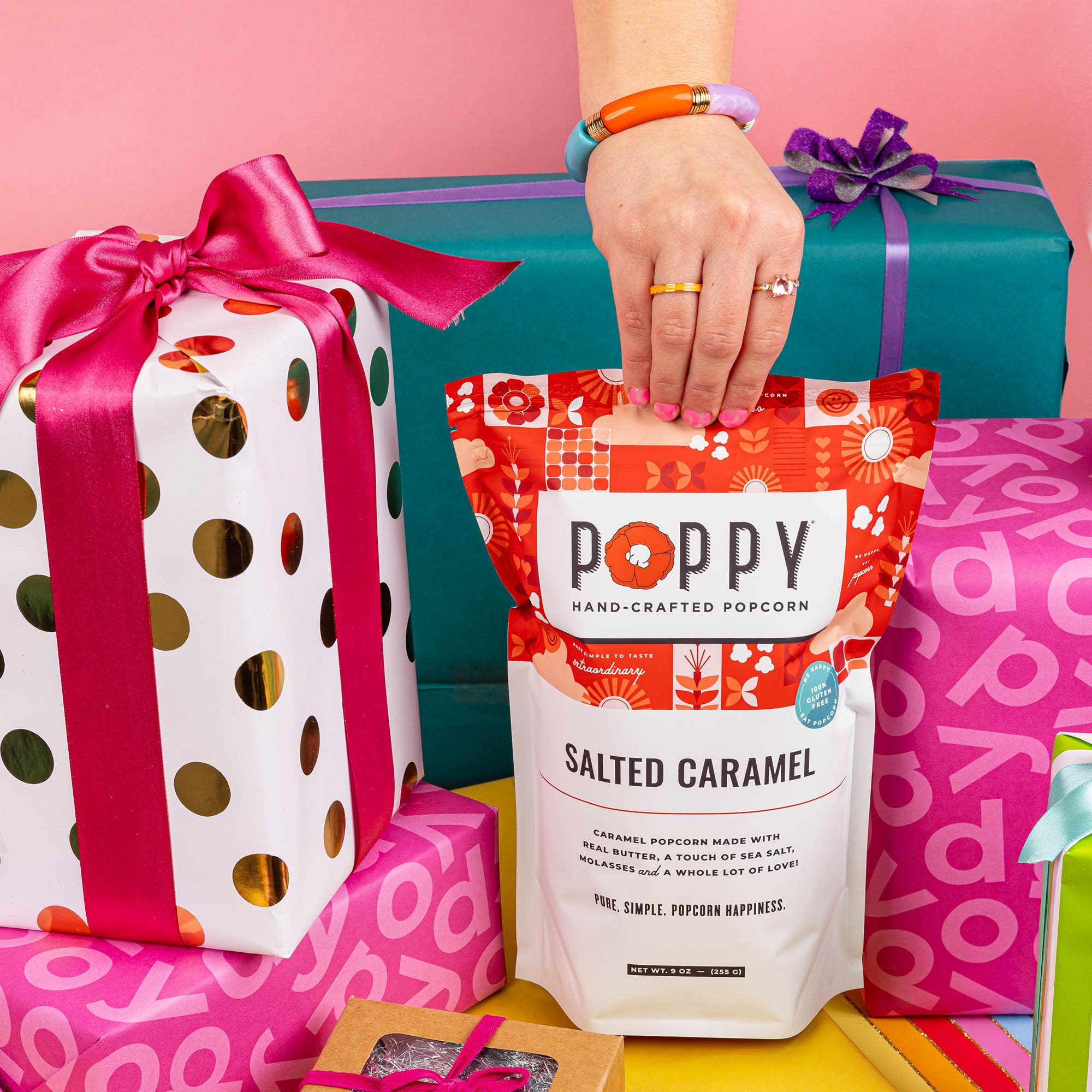 Salted Caramel Popcorn-330 Food-Poppy Hand-Crafted Popcorn-The Lovely Closet, Women's Fashion Boutique in Alexandria, KY