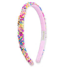 Thin Sprinkle Headband Rainbow-310 Gift-Frog Sac-The Lovely Closet, Women's Fashion Boutique in Alexandria, KY