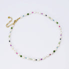 Pearl Girl Gemstone Necklace-250 Jewelry-Treasure Jewels Inc.-The Lovely Closet, Women's Fashion Boutique in Alexandria, KY