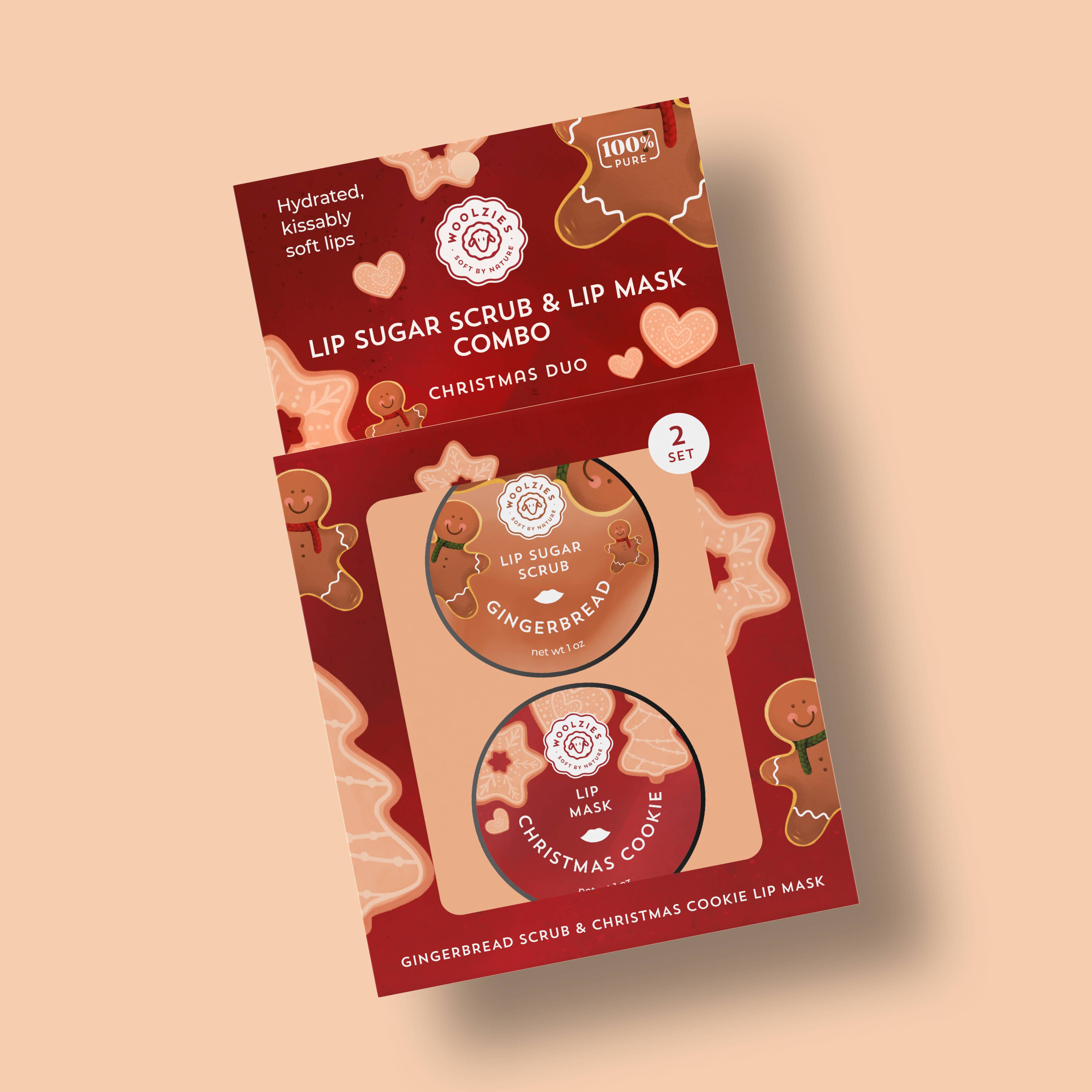 Lip Sugar Scrub & Lip Mask Christmas Duo-350 Holiday-Woolzies-The Lovely Closet, Women's Fashion Boutique in Alexandria, KY