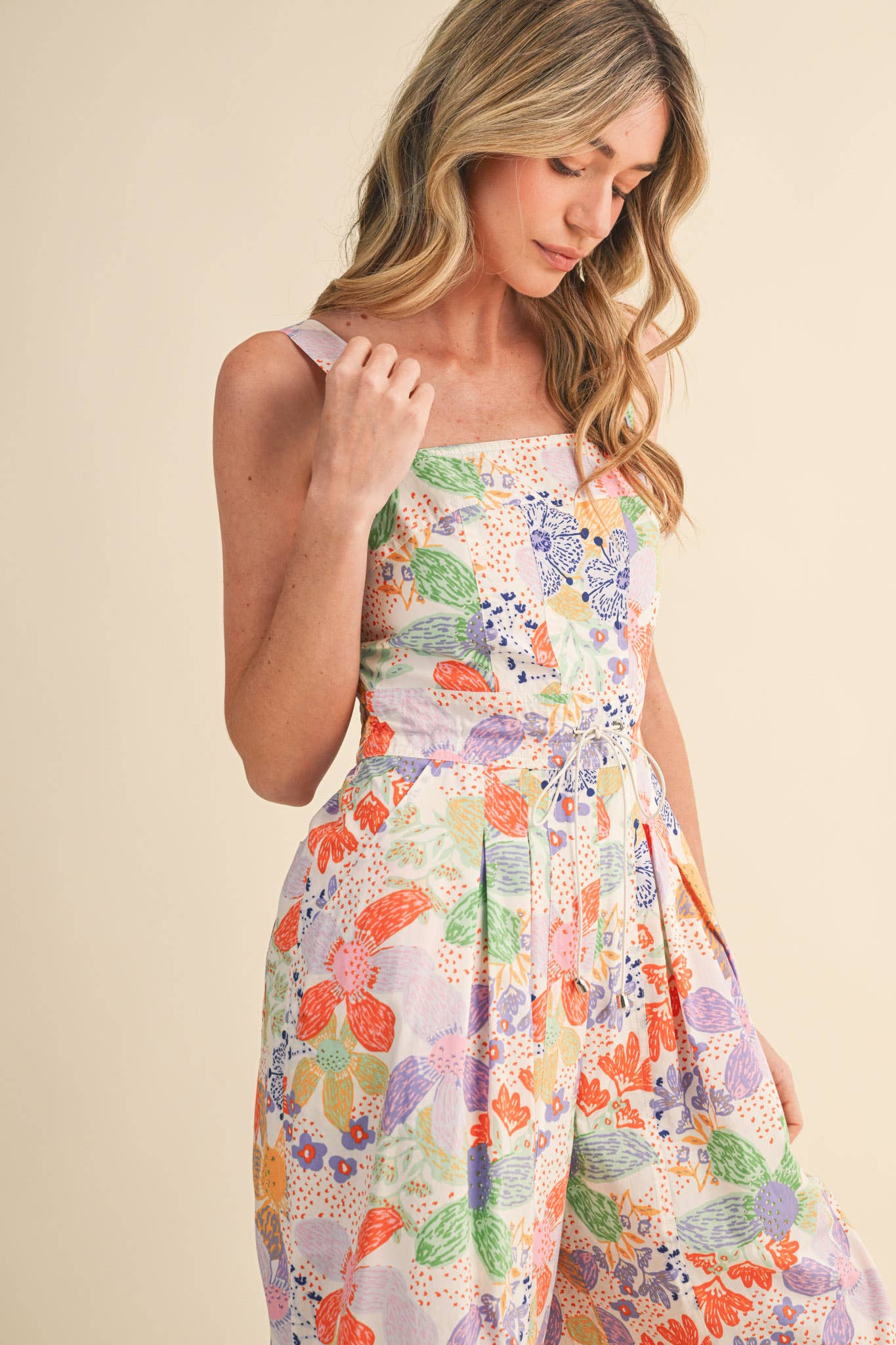 Citrus Splash Jumpsuit-190 Rompers/Jumpsuits/Sets-&MERCI-The Lovely Closet, Women's Fashion Boutique in Alexandria, KY