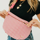 Westlyn Woven Bum Bag - Brown-290 Bag/Handbags-Pretty Simple-The Lovely Closet, Women's Fashion Boutique in Alexandria, KY