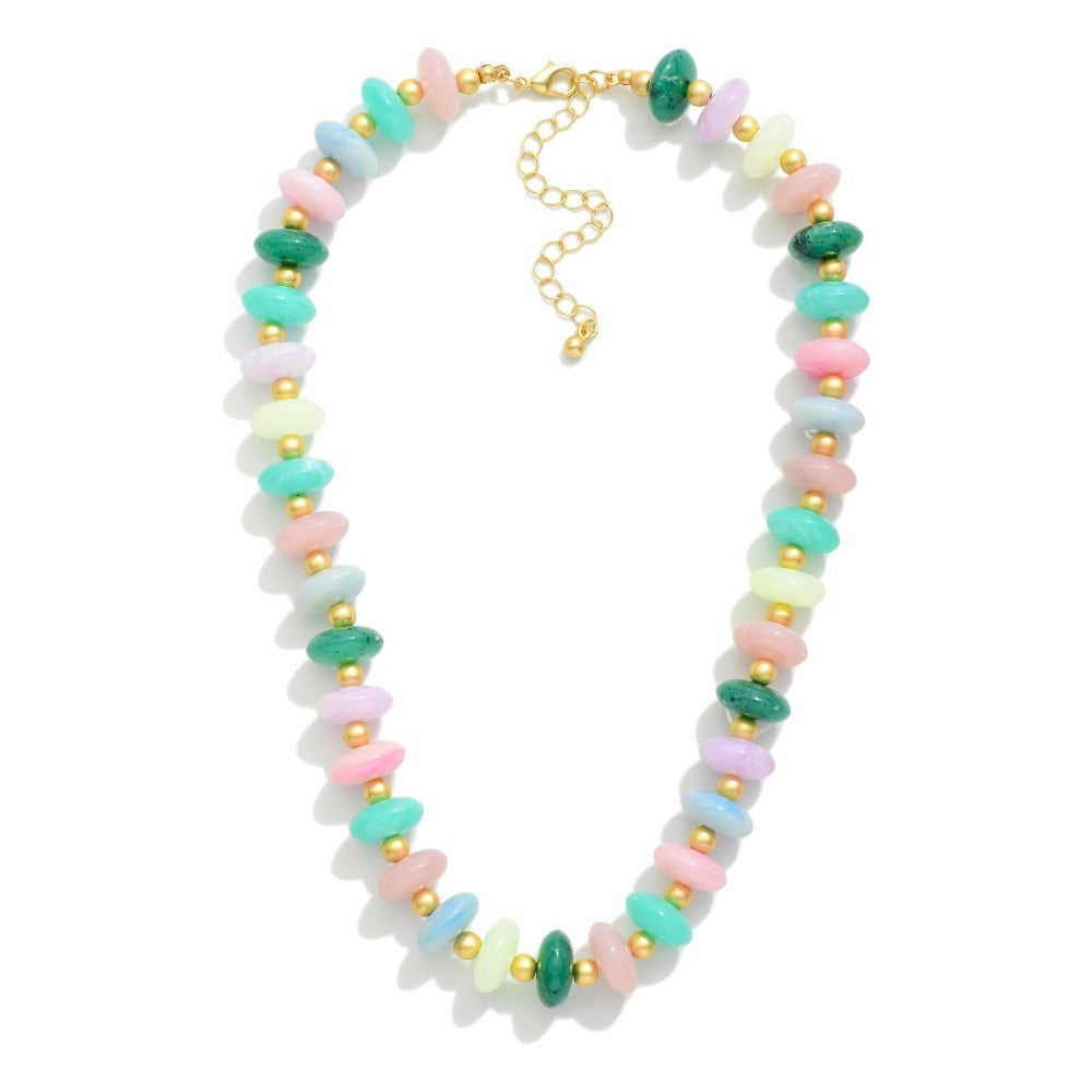 Pretty in Pastel Necklace-250 Jewelry-judson-The Lovely Closet, Women's Fashion Boutique in Alexandria, KY