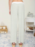 Relax and Repeat Wide Leg Lounge Pants - Olive-240 Pants-Blu Pepper-The Lovely Closet, Women's Fashion Boutique in Alexandria, KY