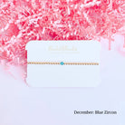 Beaded Blondes 7.25 inch Swarovski Birthstone Bracelet-250 Jewelry-Beaded Blondes-The Lovely Closet, Women's Fashion Boutique in Alexandria, KY