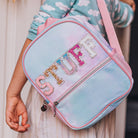 Girls Tie Dye Backpack with Glitter Varsity Letters-360 Carolines Closet-Frog Sac-The Lovely Closet, Women's Fashion Boutique in Alexandria, KY