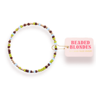 Peaceful Pine Sprinkle: Std 6.75-bracelet-Beaded Blondes-The Lovely Closet, Women's Fashion Boutique in Alexandria, KY