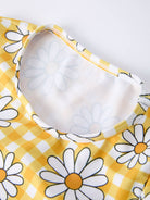 Summer Daisy Plaid Girls Two Piece Swim Set-360 Carolines Closet-Rylee Faith Designs-The Lovely Closet, Women's Fashion Boutique in Alexandria, KY