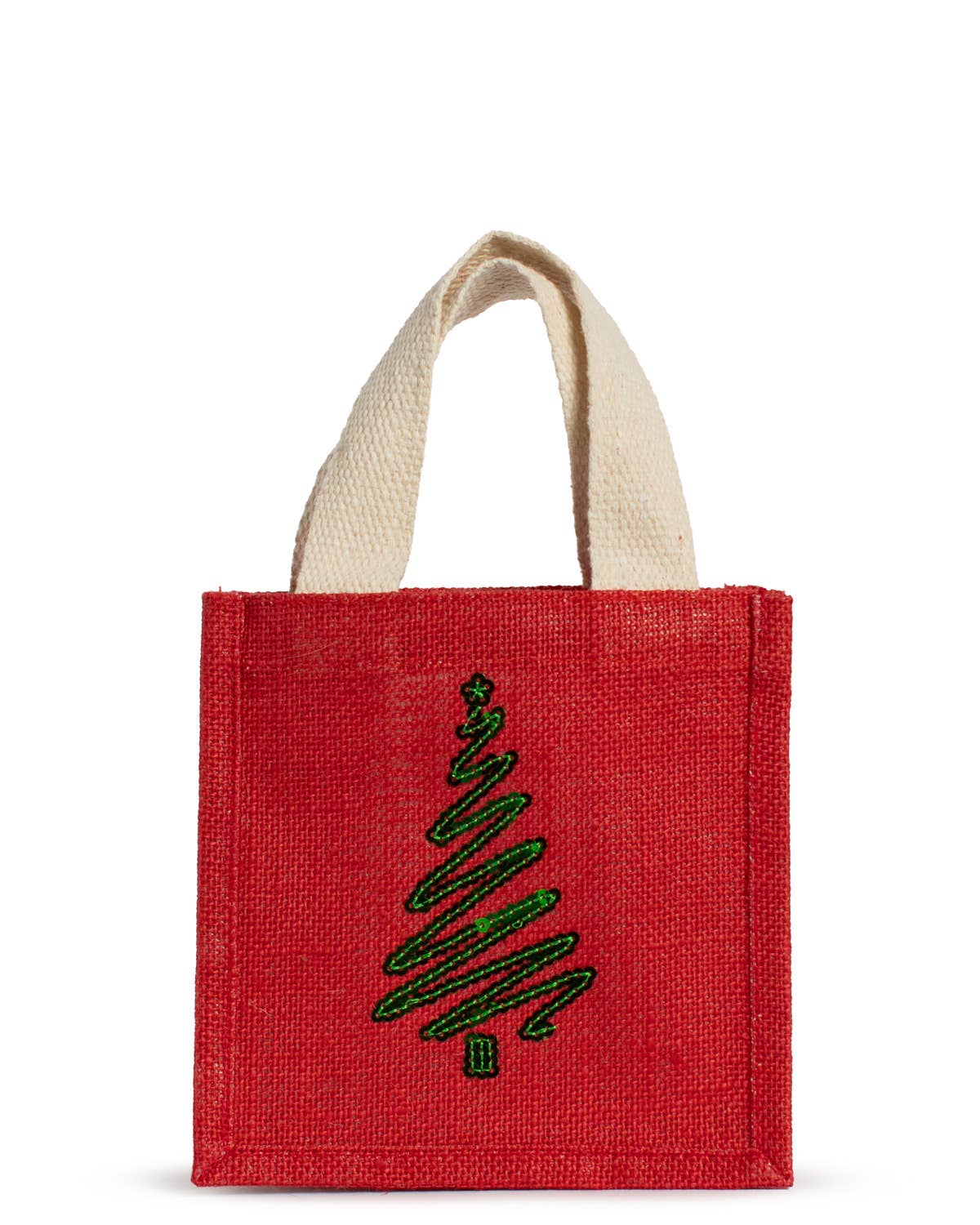 Christmas Tree Sequin Gift Tote - Red/Green-310 Gift-The Royal Standard-The Lovely Closet, Women's Fashion Boutique in Alexandria, KY
