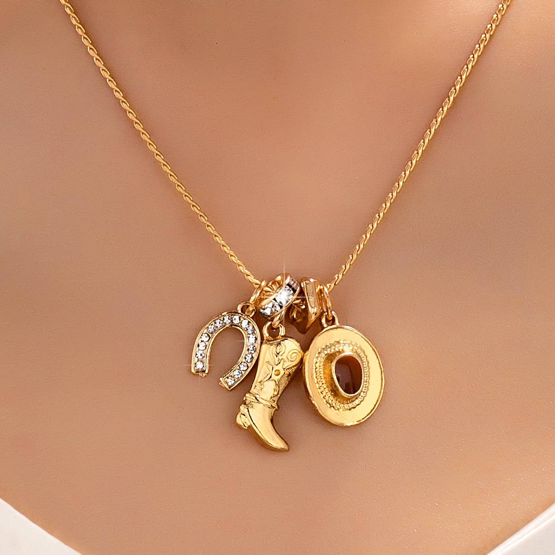 Western Charm Necklace-280 Accessories-JOSSLYN by wall to wall-The Lovely Closet, Women's Fashion Boutique in Alexandria, KY