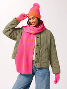 Allison Scarf - Pink-350 Holiday-Shiraleah-The Lovely Closet, Women's Fashion Boutique in Alexandria, KY