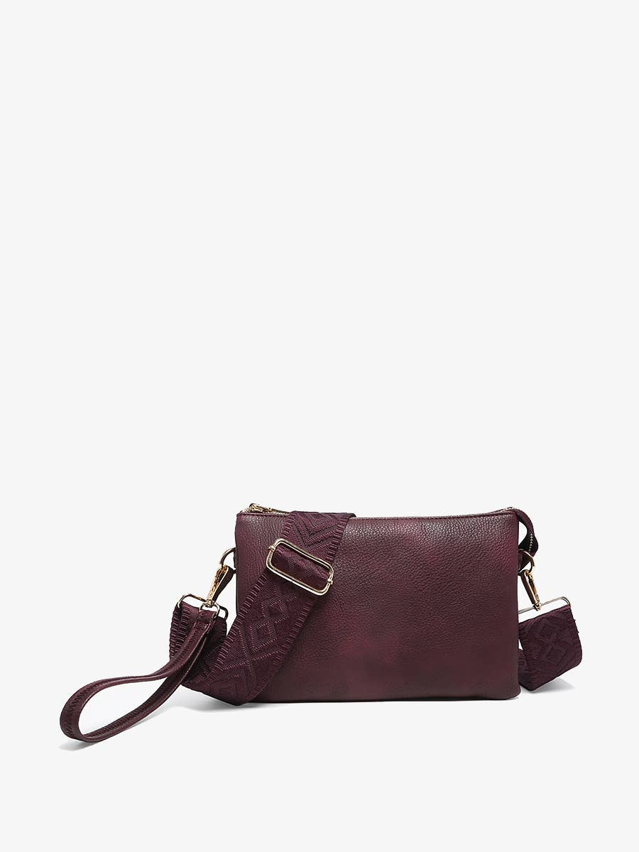 Izzy Crossbody w/ Guitar Strap - Cherry Lacquer-290 Bag/Handbags-Jen & Co.-The Lovely Closet, Women's Fashion Boutique in Alexandria, KY