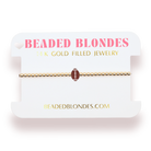 PRE-ORDER Beaded Blondes Football Bracelet on Gold Standard 6.75 inch-bracelet-Beaded Blondes-The Lovely Closet, Women's Fashion Boutique in Alexandria, KY