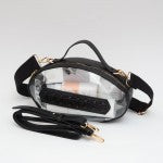 Game Day Clear Football Bag-280 Accessories-judson-The Lovely Closet, Women's Fashion Boutique in Alexandria, KY