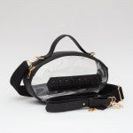Game Day Clear Football Bag-280 Accessories-judson-The Lovely Closet, Women's Fashion Boutique in Alexandria, KY
