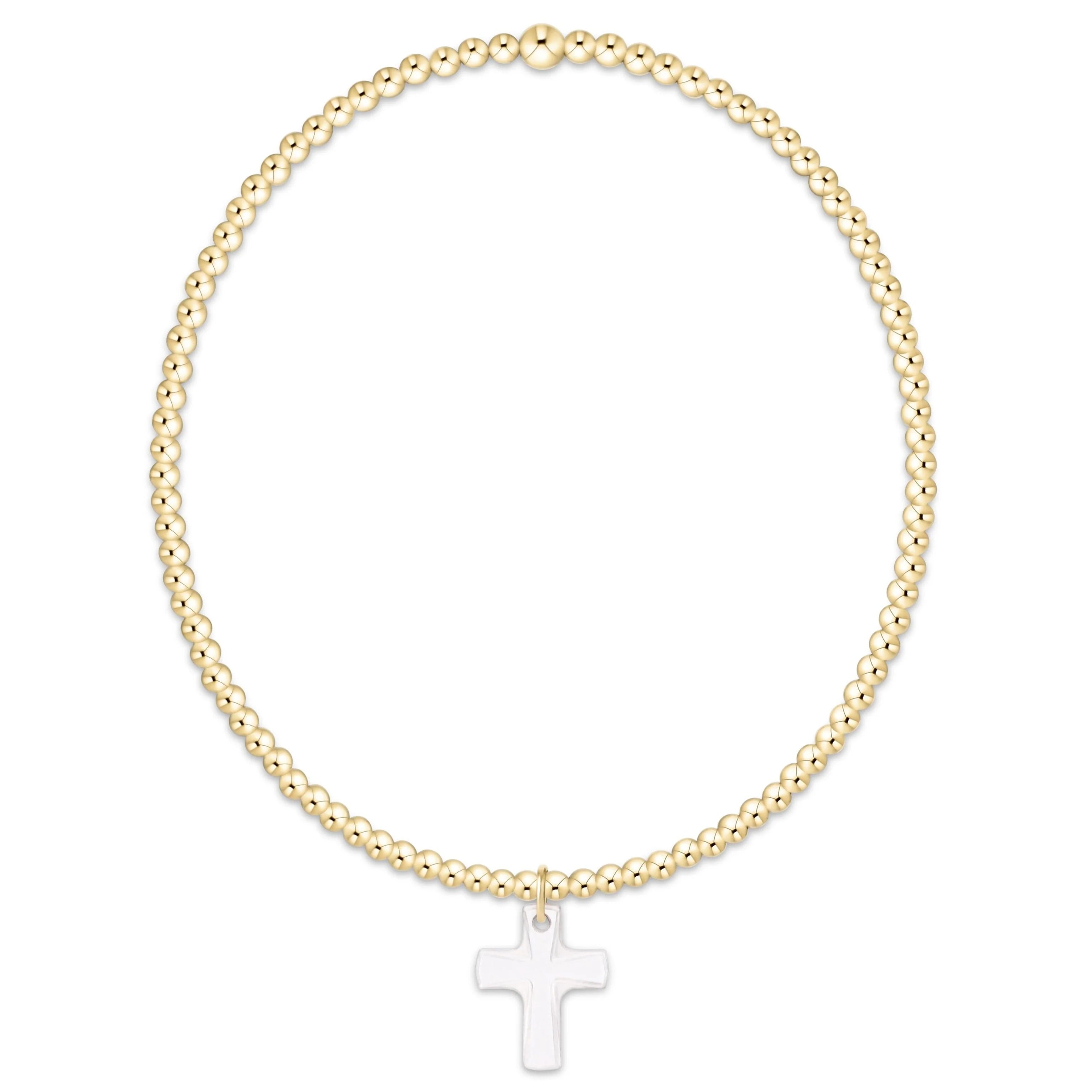 Classic Gold 2mm Blessed Crystal-260 eNewton-eNewton-The Lovely Closet, Women's Fashion Boutique in Alexandria, KY