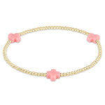 Signature Cross Gold 2mm Bracelet