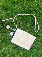 Woven Straw Envelope Clutch-Crossbody Bags-The Lovely Closet-The Lovely Closet, Women's Fashion Boutique in Alexandria, KY