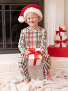 Mary Square Luxury Pajamas - Family Plaid-350 Holiday-Mary Square-The Lovely Closet, Women's Fashion Boutique in Alexandria, KY