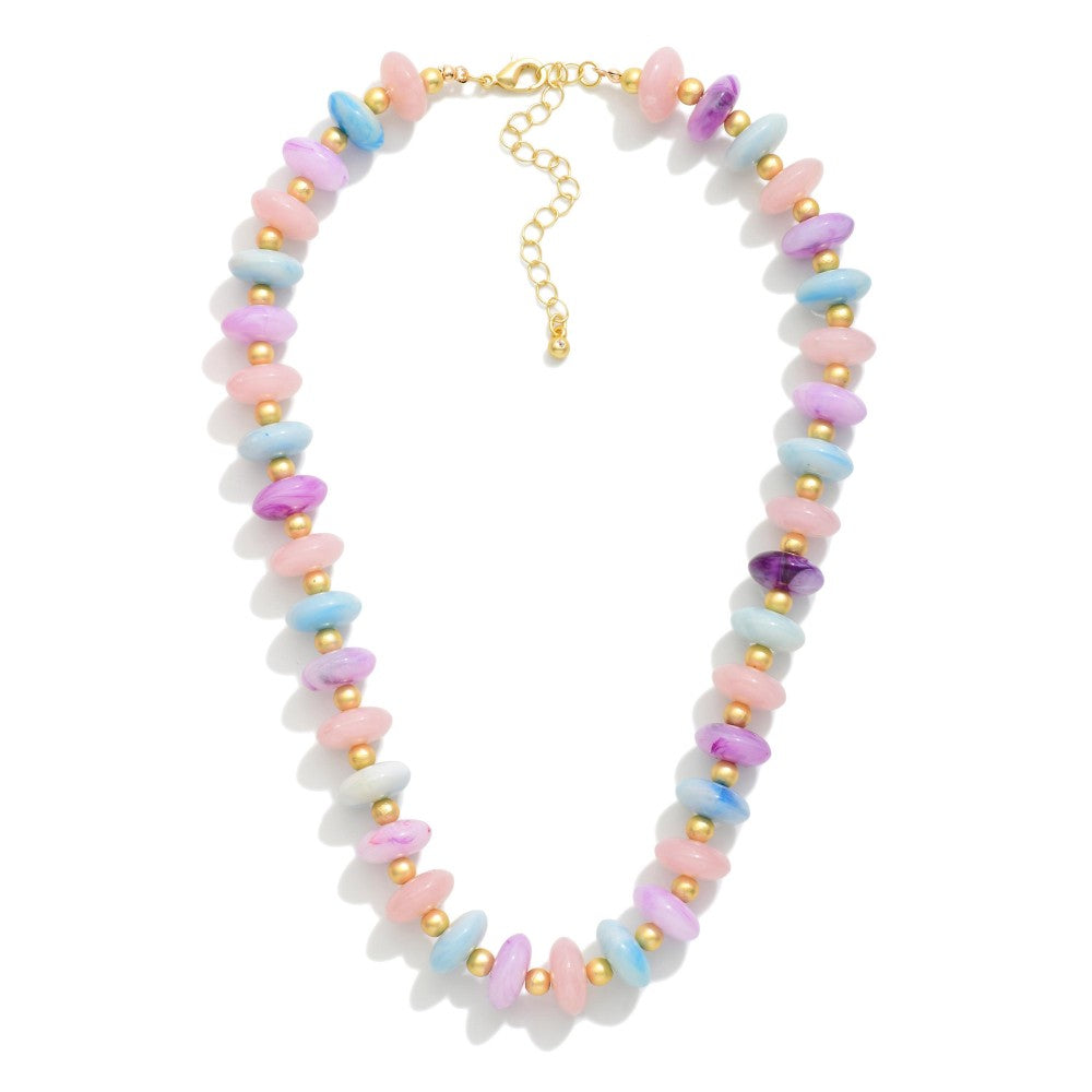 Pretty in Pastel Necklace-250 Jewelry-judson-The Lovely Closet, Women's Fashion Boutique in Alexandria, KY
