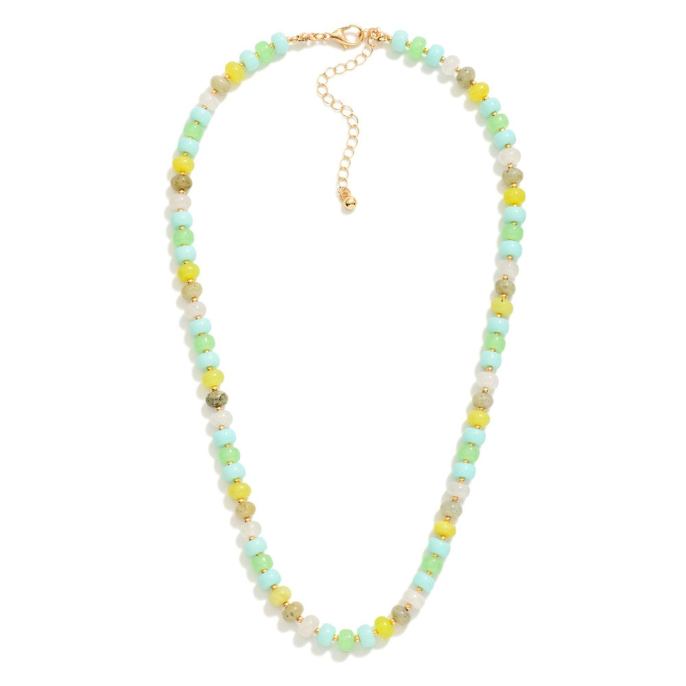 Mini Candy Bead Necklace-250 Jewelry-judson-The Lovely Closet, Women's Fashion Boutique in Alexandria, KY