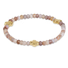 Enewton EXTENDS Signature Cross gold 4mm gemstone - Botswana agate-260 eNewton-eNewton-The Lovely Closet, Women's Fashion Boutique in Alexandria, KY
