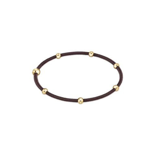 E essentials Hair Tie Bronze-260 eNewton-eNewton-The Lovely Closet, Women's Fashion Boutique in Alexandria, KY